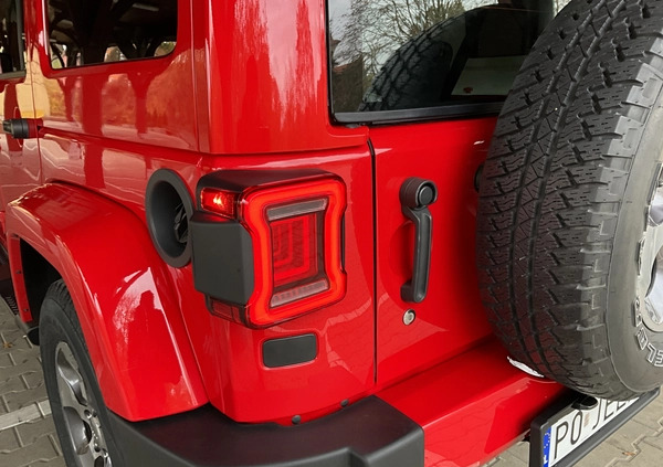 Jeep Wrangler cena 119000 przebieg: 72000, rok produkcji 2016 z Poznań małe 742